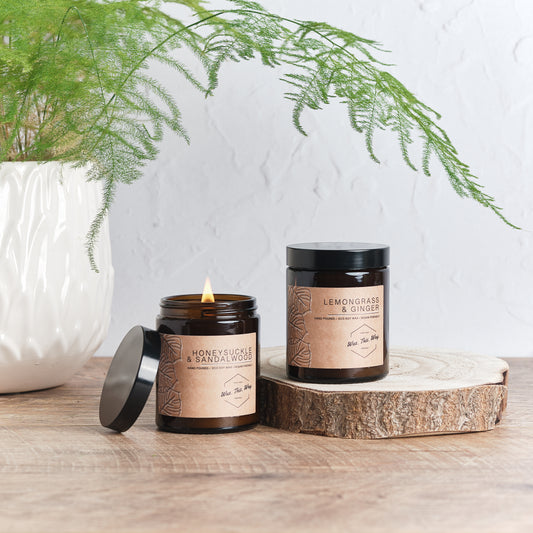 One Wick Candle - Honeysuckle & Sandalwood